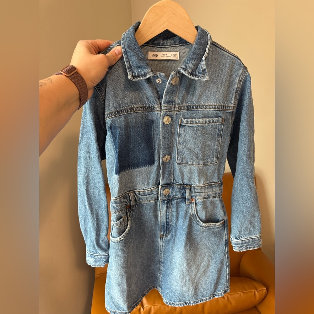 ZARA Denim Dress size 8